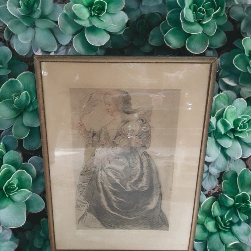 Antique Original Alphonse LEROY (1820-1902)DESSINE PAR P. P RUBENS.  MUSEES NATT